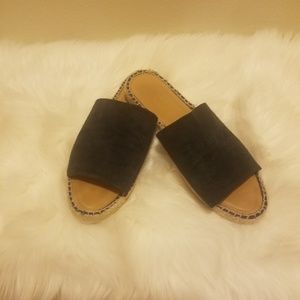 Matt Berson Blue Suede Slided